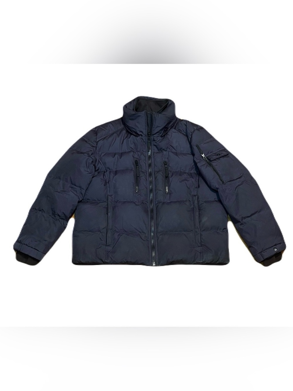 S13 The Downhill Bomber Goose Puffer Jacket in Ink Navy, Men’s size XXL / 2XL